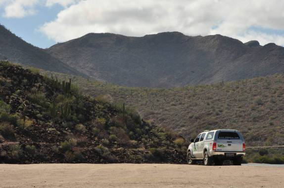 Praia Requesón, em Mulegé, na Baja California - México